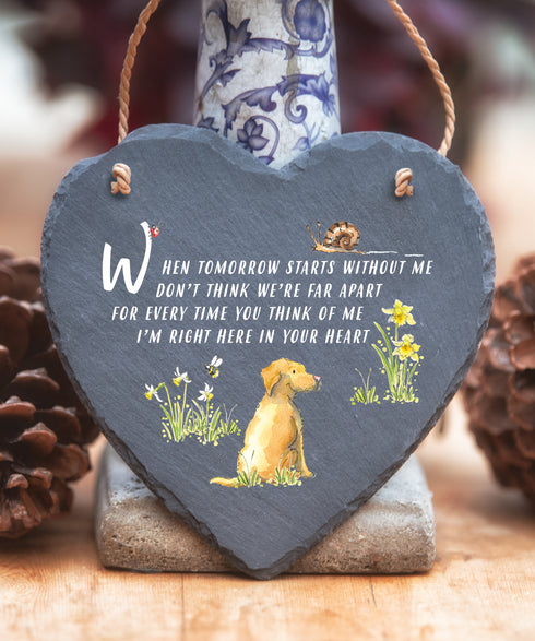Labrador Yellow - When Tomorrow Starts - Slate Heart